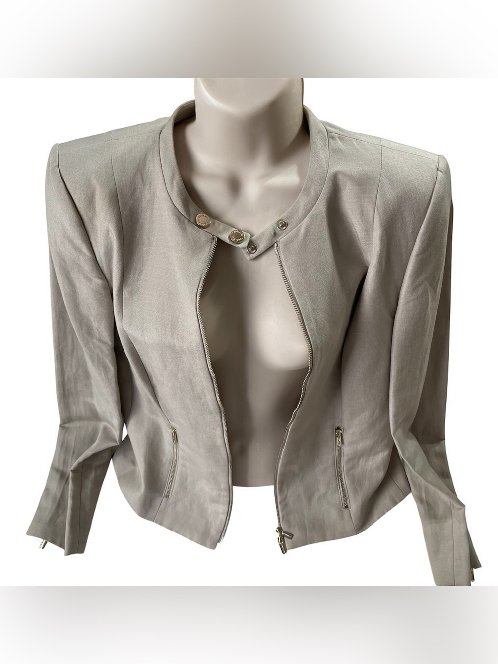Women's ❤️‍🔥Jacket calvin klein Sz M/10 linen|Rayon